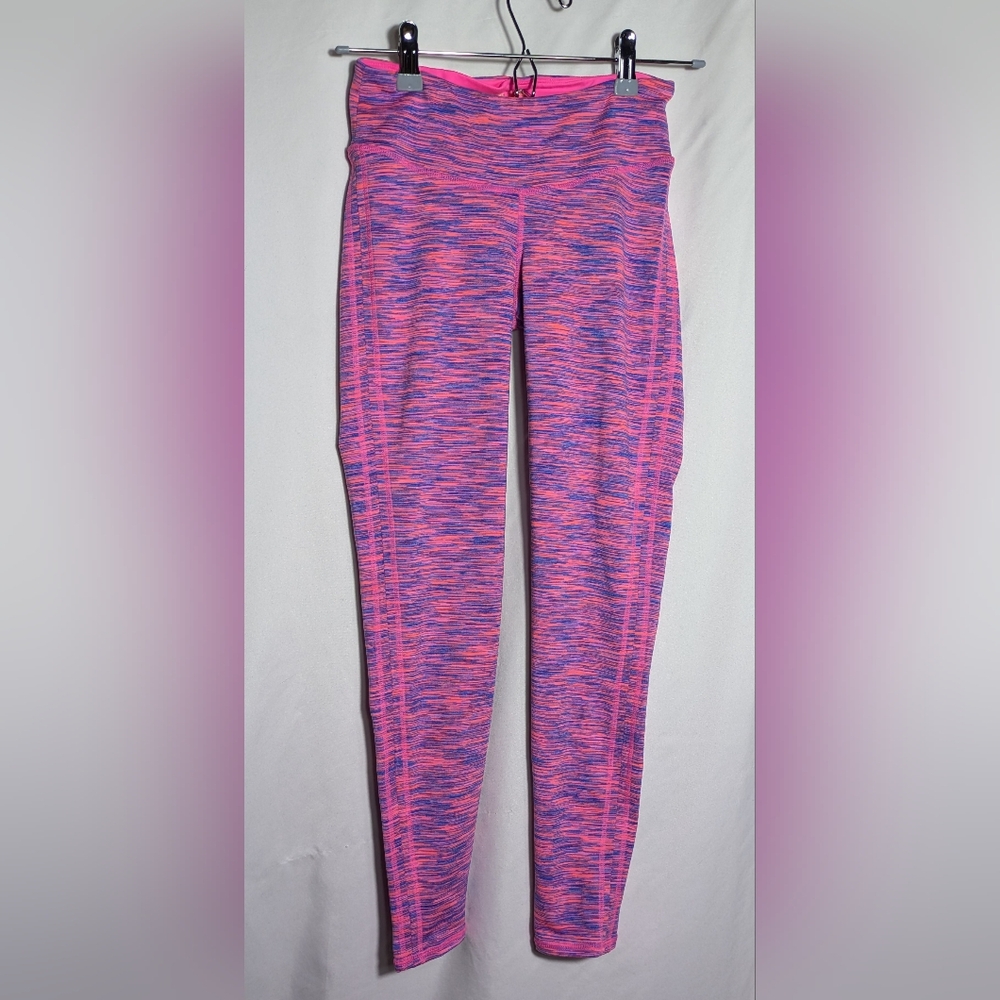 Women's Lilly Pulitzer Luxletic Long Leggings Tiki Pink Space Dye |‎ Size XS